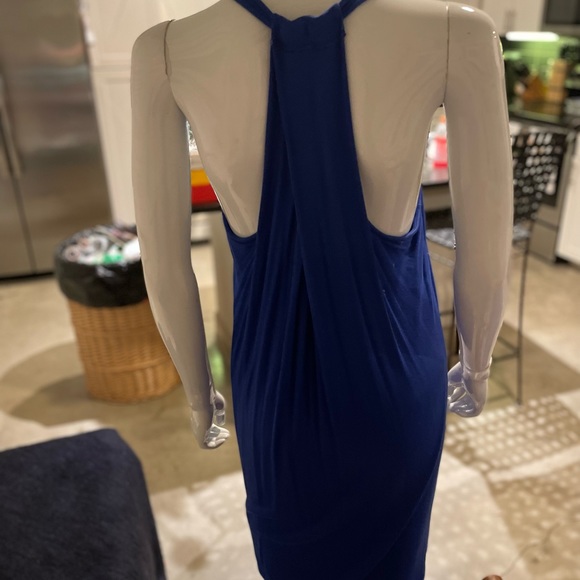 Splendid Royal Blue Racer Back Short Dress - Picture 4 of 4